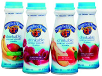 Among the products that contain ingredients beneficial to gastrointestinal health is Stonyfield Farm’s Drinkable lowfat yogurt, launched in January 2002, which contains both probiotics and inulin.