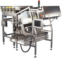 Among available optical sorting systems are BEST’s Xyclops system (left) and Satake’s ScanMaster II 800.