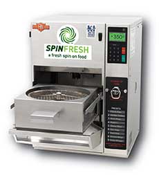 The SpinFresh countertop model from SpinFry and Perfect Fry Co.