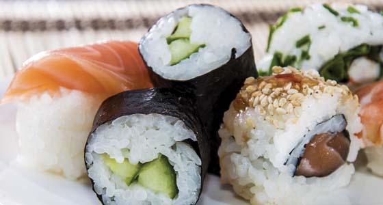 Sushi requires a certain kind of rice.