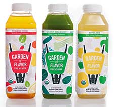 Garden of Flavor’s organic, cold-pressed juices.