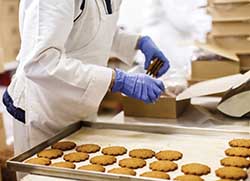 Plasma technology can be utilized to allow oil to be spread more smoothly on baked goods.