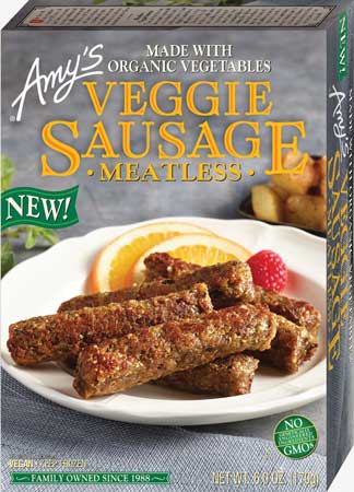 Amy’s Veggie Sausage meatless