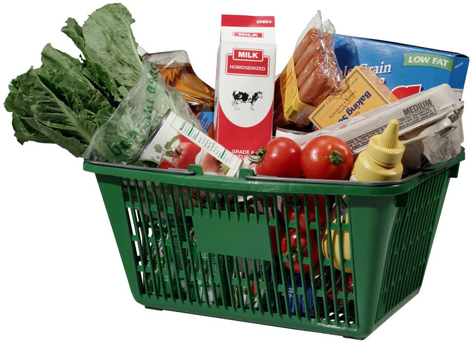 Basket of groceries