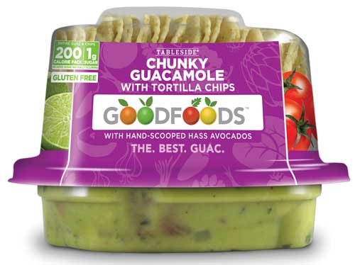 Good Foods Chunky Guacamole with Tortilla Chips