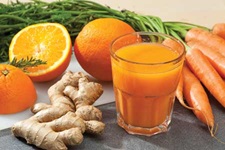 Juice made with ginger.