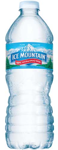Ice Mountain Water Co. bottle
