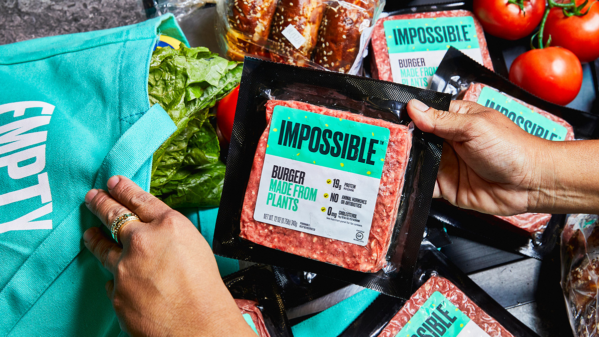 Impossible Burger available at retail stores