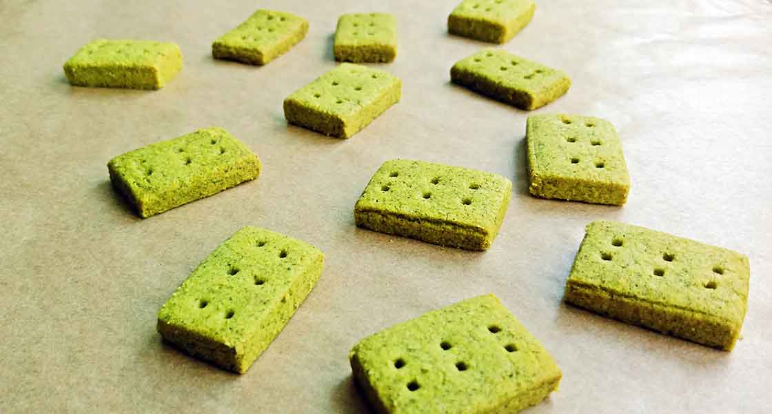 Moringa Shortbread Cookies