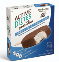 Active D’Lites has rolled out Vanilla Lite Ice Cream Bars.