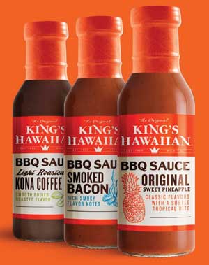 King’s Hawaiian barbecue sauces
