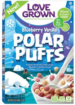 Love Grown Foods Blueberry Vanilla Polar Puffs