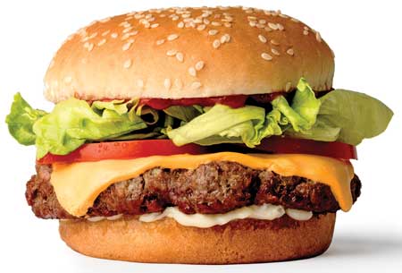 Meatless burger