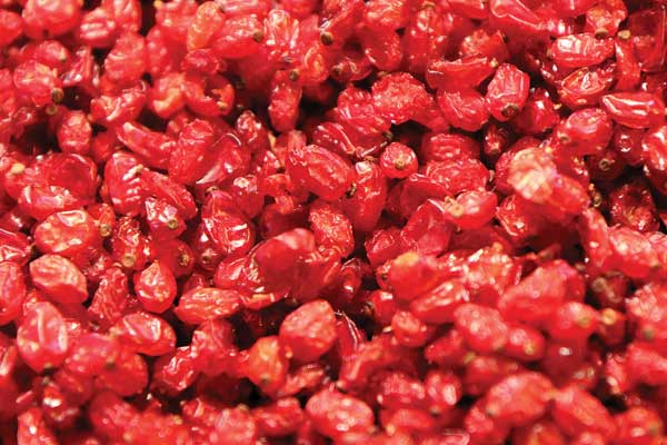 Dried pomegranate arils