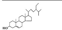 Fig. 4—Structure of Phytrol (sitosterol, campesterol, and sitostanol from tall oil).