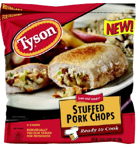 Fig. 2—Ready-to-cook, individually frozen meats and poultry from Tyson Foods are making home cooking easier than ever.