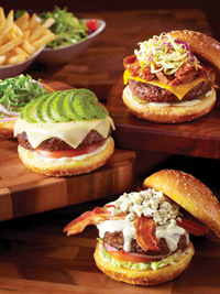 Glamburgers® from The Cheesecake Factory give customers a bit of regional flavor in their burger.