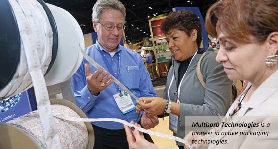 Food Expo exhibitor Multisorb Technologies is a pioneer in active packaging technologies.