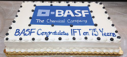 BASF IFT’s 75th anniversary cake 