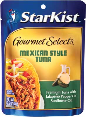 StarKist tuna in pouches