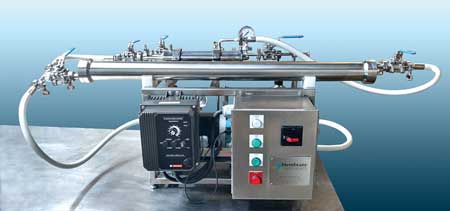 Benchtop pilot unit from Membrane Specialists LLC