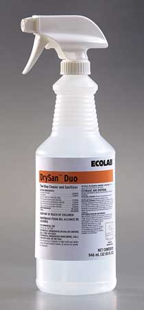 DrySan Duo Two-Step, No-Rinse Cleaner & Sanitizer