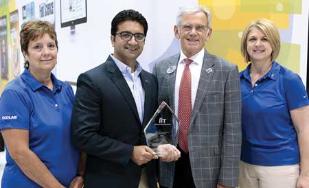 Ecolab was one of the winners of the 2015 IFT Food Expo Innovation Awards.