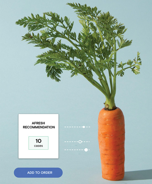 Fresh carrot recommendation
