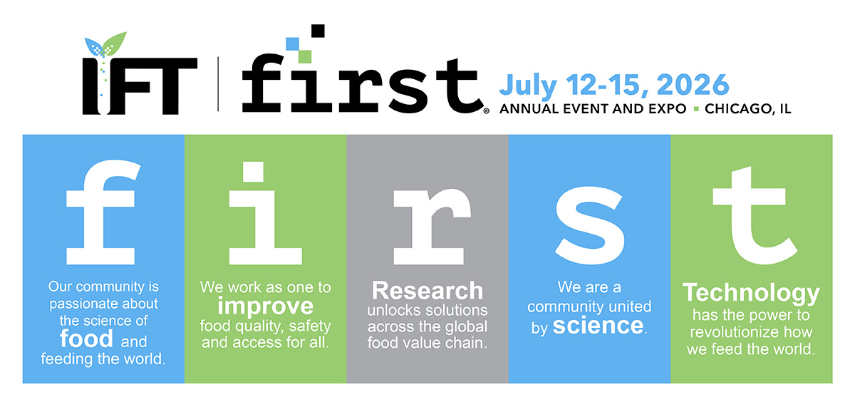 IFT FIRST 2025 acronym infographic