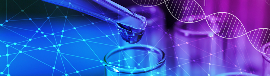 Biotechnology Division droplet into beaker