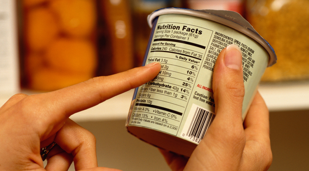 Yogurt Nutrition Label