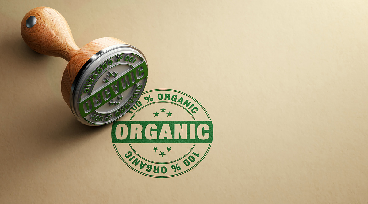Organic Certification Stamp