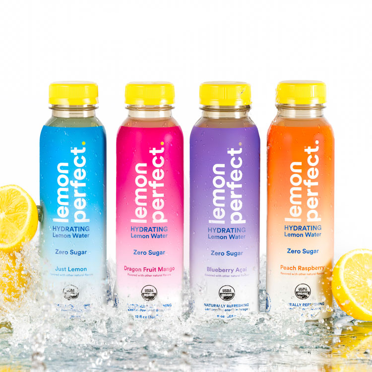 Made with the juice of organic lemons, Lemon Perfect water is targeted to those seeking healthy hydration.