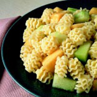 a Cool Radiatore Melon Salad