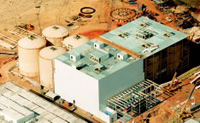 Typical aseptic bulk storage facility. Photo courtesy of Enerfab