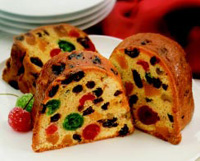 Holiday foods are characterized by festive colors, sweetness, and interesting ingredient combinations. But even as this fruit cake ages, flavors from different cultures may further help dress up these foods for the occasion.