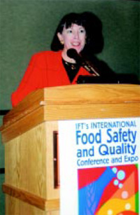 Catherine Woteki, U.S. Dept. of Agriculture, Washington, D.C. delivered the keynote address on Wednesday morning, Nov. 15