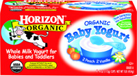Baby Yogurt is one of Horizon Organic’s products that contains fructooligosaccharides and promotes its health benefits.