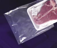 Pactiv’s Active Tech R3 technology provides “instant” red color reblooming. Meat packaged on a polystyrene tray wrapped with PVC film is placed in an outer modified-atmosphere package with an oxygen scavenger. When the inner package is removed from the outer package for shelf display, air permeates the PVC to rebloom the meat.