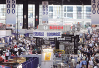 Large international packaging trade shows such as PMMI’s Pack Expo International 2006 are valuable sources for learning about new packaging equipment and materials.