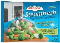 Birds Eye Steamfresh™ and other brands of frozen vegetables provide both preparation convenience and extended shelf life. Although freezing and canning may reduce the nutritive value of fruits and vegetables to a degree, they extend the length of time they are available. Once the products are processed, nutritive losses in the canned or frozen products are minimal if the products are stored and handled appropriately.