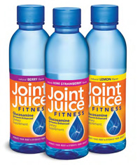 Joint Juice Fitness is a lightly flavored dietary supplement enhanced with 1,500 mg of glucosamine per bottle to hydrate joints.