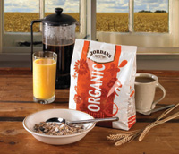 Innovia Films’ biodegradable, compostable NatureFlex film is used as part of the packaging for a leading British cereal producer’s organic product line. 