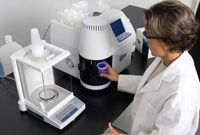 Sprint Rapid Protein Analyzer from CEM Corp. uses protein tagging technology to avoid the problem of false protein readings from melamine and other nitrogen-containing contaminants.