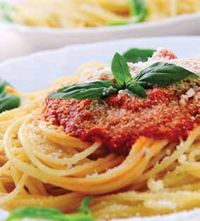 Pasta made from durum wheat has a high content of gluten and is therefore one of the foods that must be avoided by people with celiac disease.