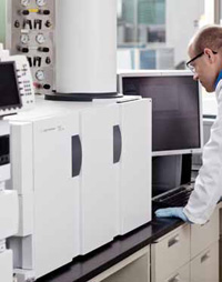 Agilent Technologies’ 6510 quadrupole timeof-flight liquid chromatography/mass spectrometry (Q-TOF LC/MS) system provides qualitative and quantitative analyses for screening for adulterants.