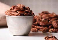 A recent study showed that test meals composed of pecans doubled the amounts of gammatocopherols in the body.