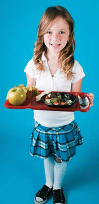New U.S. Dept. of Agriculture standards will require school lunch programs to offer both fruits and vegetables daily.