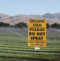 Farms must not use prohibited pesticides or synthetic fertilizers, sewage sludge, irradiation, or genetically modified organisms in the production of organic crops. Specific requirements are established by the USDA’s National Organic Program.