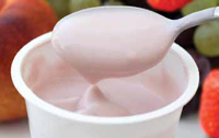 Yogurt contains probiotics that offer a number of health benefits to improve digestive health.